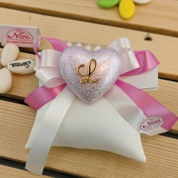 Bomboniere cuore rosa gold Claraluna