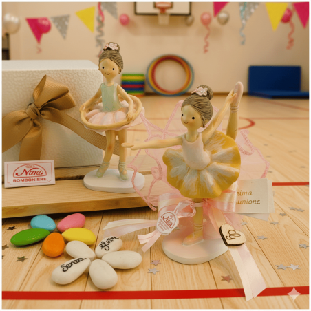 Bomboniera Comunione Bimba "Etoile della Danza" - Statuine Assortite in Posa con Tutù