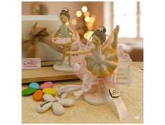 Bomboniera Comunione Bimba Etoile della Danza - Statuine Assortite in Posa con Tutù