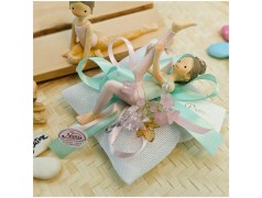 Bomboniera Comunione Solidale "Ginnasta dei Sogni" - 3 Statuine Sportive Assortite (Ritmica e Artistica)