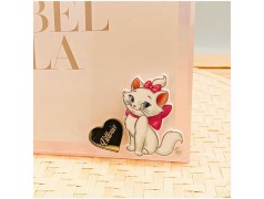 Bomboniera Battesimo Bimba Portafoto Minou Aristogatti in Plexiglass con Nome Personalizzato