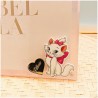 Bomboniera Battesimo Bimba Portafoto Minou Aristogatti in Plexiglass con Nome Personalizzato