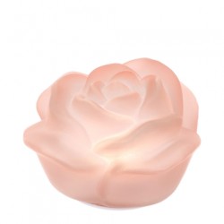Bomboniera Hervit Lampada Led a Rosa in vetro satinato Rosa