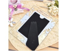 Portafoto in vetro Lilla di Claraluna