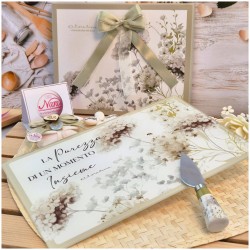 Tagliere in vetro con coltellino