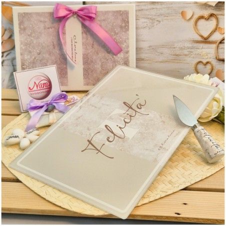 Tagliere Felicità con coltellino