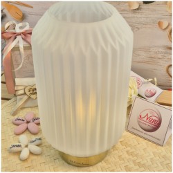 Lampada Plissettata Grande di Claraluna