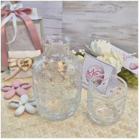 Caraffa con Bicchiere di Claraluna