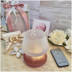 Bomboniera Claraluna 2026 Lampada Rosa 26184 con telecomando