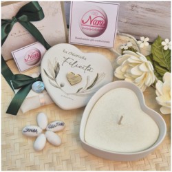 Candela Cuore con olivo di Claraluna