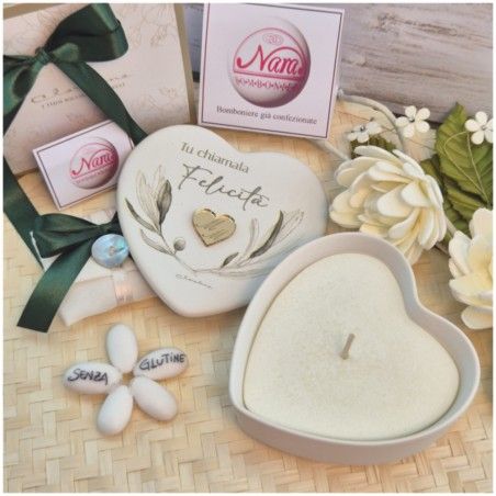 Candela Cuore con olivo di Claraluna