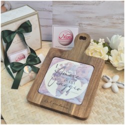 Tagliere L'amore è un viaggio di Claraluna