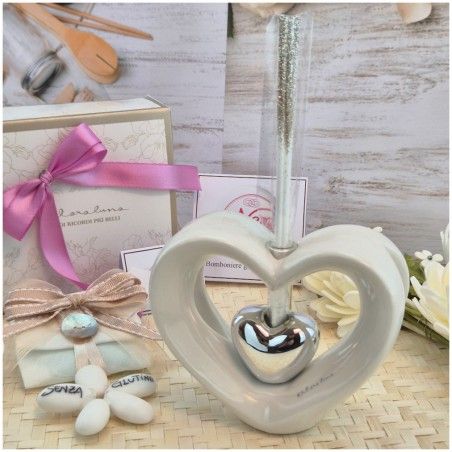 Diffusore Cuore Argento di Claraluna