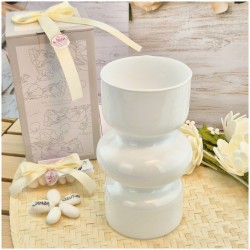 Vaso sagomato Bianco di Claraluna