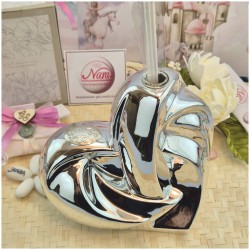 Cuore Argento Profumatore Grande