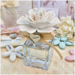 Profumatore con fiore Bianco di Claraluna