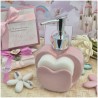 Porta Sapone Rosa a Cuore di Claraluna