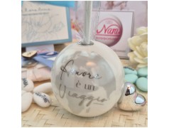 Diffusore Mappamondo Argento di Claraluna