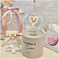 Lampadina Color cioccolato di Claraluna