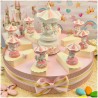 Torta Bomboniera Battesimo Cavallino Giostra dei Sogni Rosa
