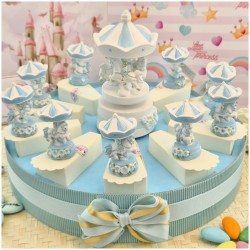 Torta Bomboniera Battesimo Cavallino Giostra dei Sogni Azzurra