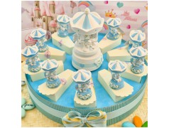 Torta Bomboniera Battesimo Cavallino Giostra dei Sogni Azzurra
