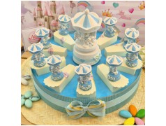 Torta Bomboniera Battesimo Cavallino Giostra dei Sogni Azzurra