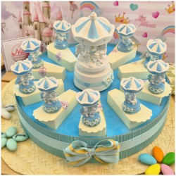 Torta Bomboniera Battesimo Cavallino Giostra dei Sogni Azzurra
