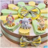 Torta Bomboniera Battesimo e 1° Compleanno "Amici della Giungla" con Animaletti Colorati
