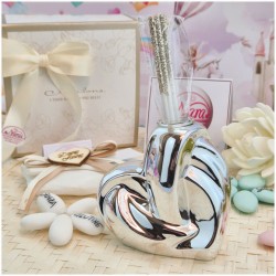 Cuore Argento Profumatore Claraluna