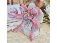 Scatolina Porta Confetti con Molletta farfalla