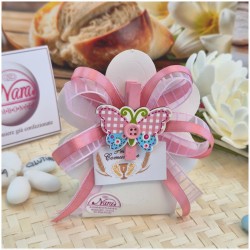 Scatolina Porta Confetti con Molletta farfalla