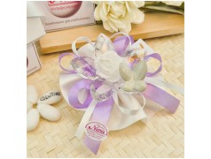 Bomboniera Debora Carlucci Fiore in Cristallo e Porcellana con Farfalla