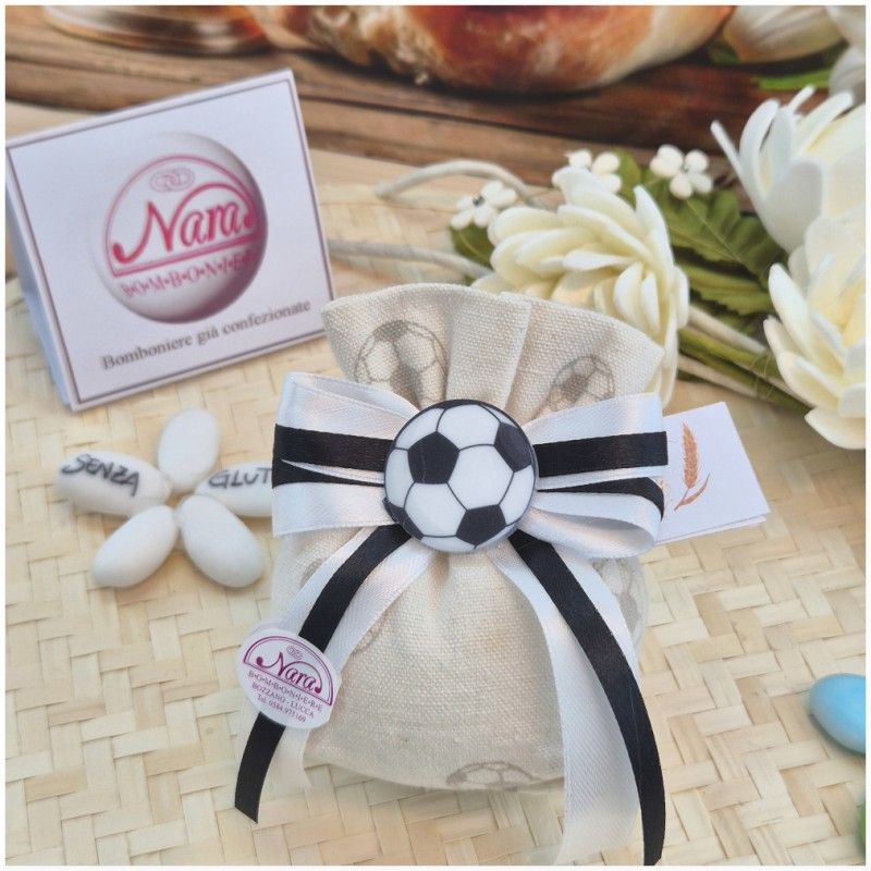 Sacchettino Bomboniera Tema Calcio