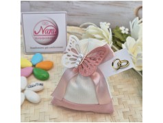 Sacchettino Comunione Farfalla