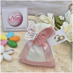 Sacchettino Comunione Farfalla