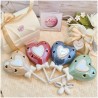 Bomboniera Comunione e Cresima "Lecca Lecca" Cuore Traforato in Ceramica con Nome e Scatola Regalo