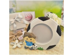 Bomboniere Calcio Comunione Portafoto Piccolo e Grande