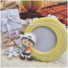 Bomboniera Comunione Tennis Cornice Portafoto Grande Pallina con Statuina