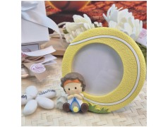 Bomboniera Comunione Tennis Cornice Portafoto Pallina con Statuina