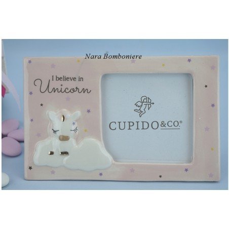 Bomboniere unicorno portafoto