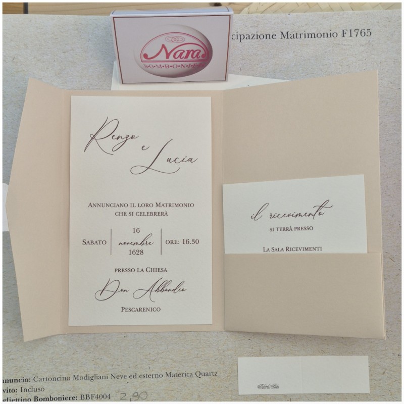 Partecipazione di nozze