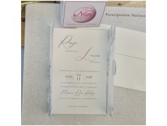 Partecipazione matrimonio semplice