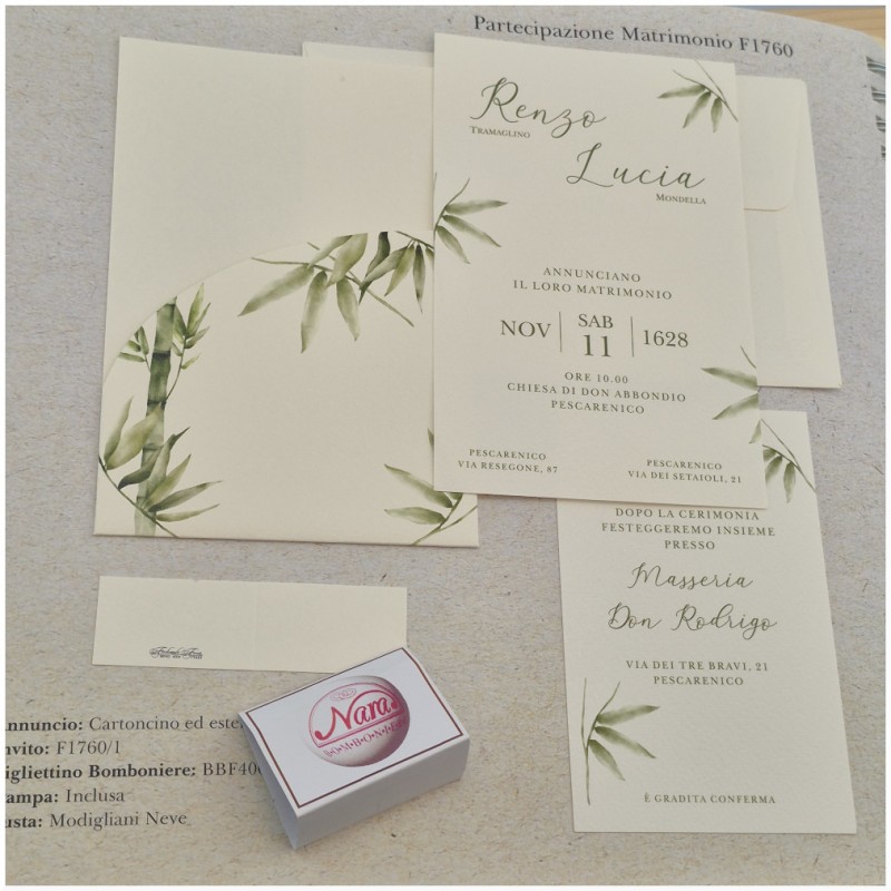 Partecipazione verde salvia