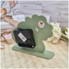 Bomboniera Solidale Cuorematto Orologio Tempo d'Amore - Albero della Vita Verde in Legno con Nome Personalizzato