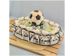 Bomboniere calcio scarpette portachiavi metallo