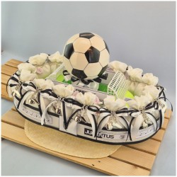 Bomboniere calcio scarpette portachiavi metallo