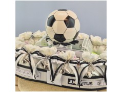 Bomboniere calcio scarpette portachiavi metallo