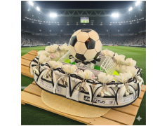 Bomboniere calcio scarpette portachiavi metallo