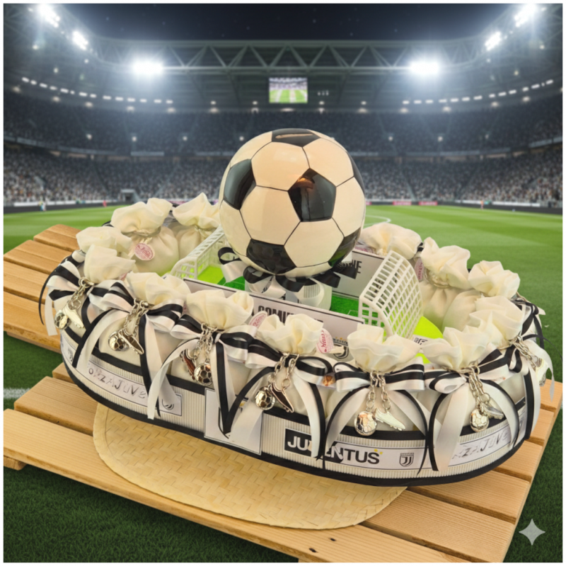 Bomboniere calcio scarpette portachiavi metallo